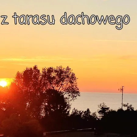 Tropikalny Prywatny Taras Na Dachu Z Widokiem Na Morze Sianozety