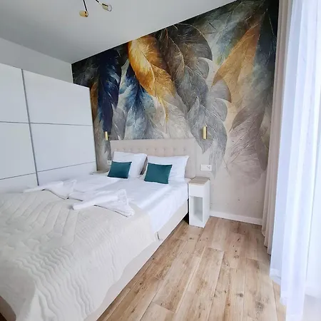Tropikalny Prywatny Taras Na Dachu Z Widokiem Na Morze Apartment Sianozety
